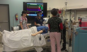 Algonquin's healthcare simulator in action